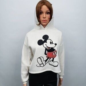 White Mickey Mouse Hoodie